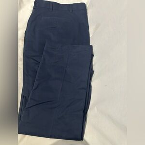 Roundtree Navy Blue Dress Pants Men’s 44x32 Classic Fit